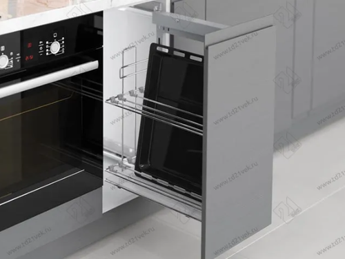 S-2898-С Выдвижная система для противней в базу 250 мм, Starax, (215х475х640) левая, хром