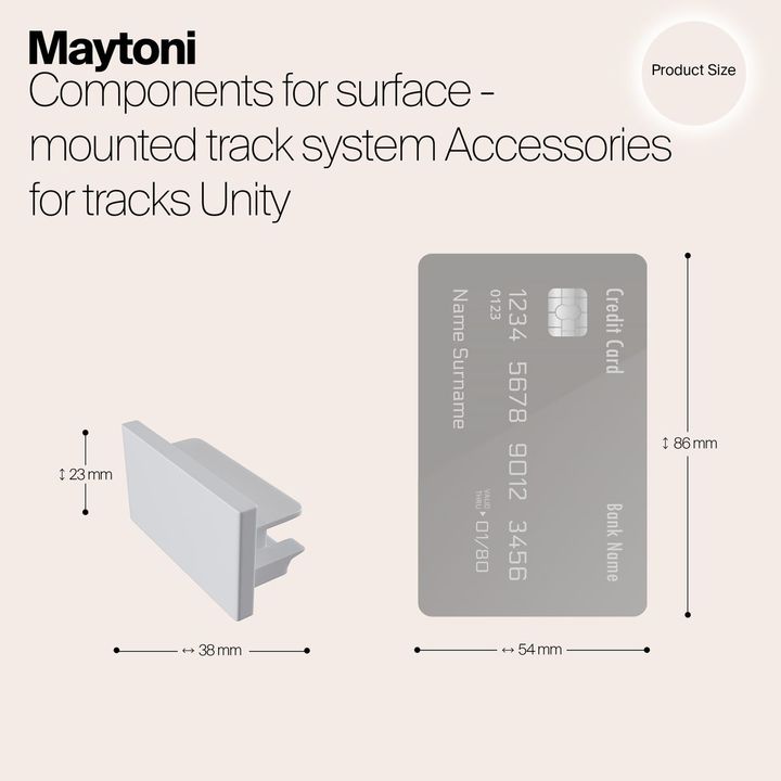 Заглушка Maytoni Track TRA001EC-11W