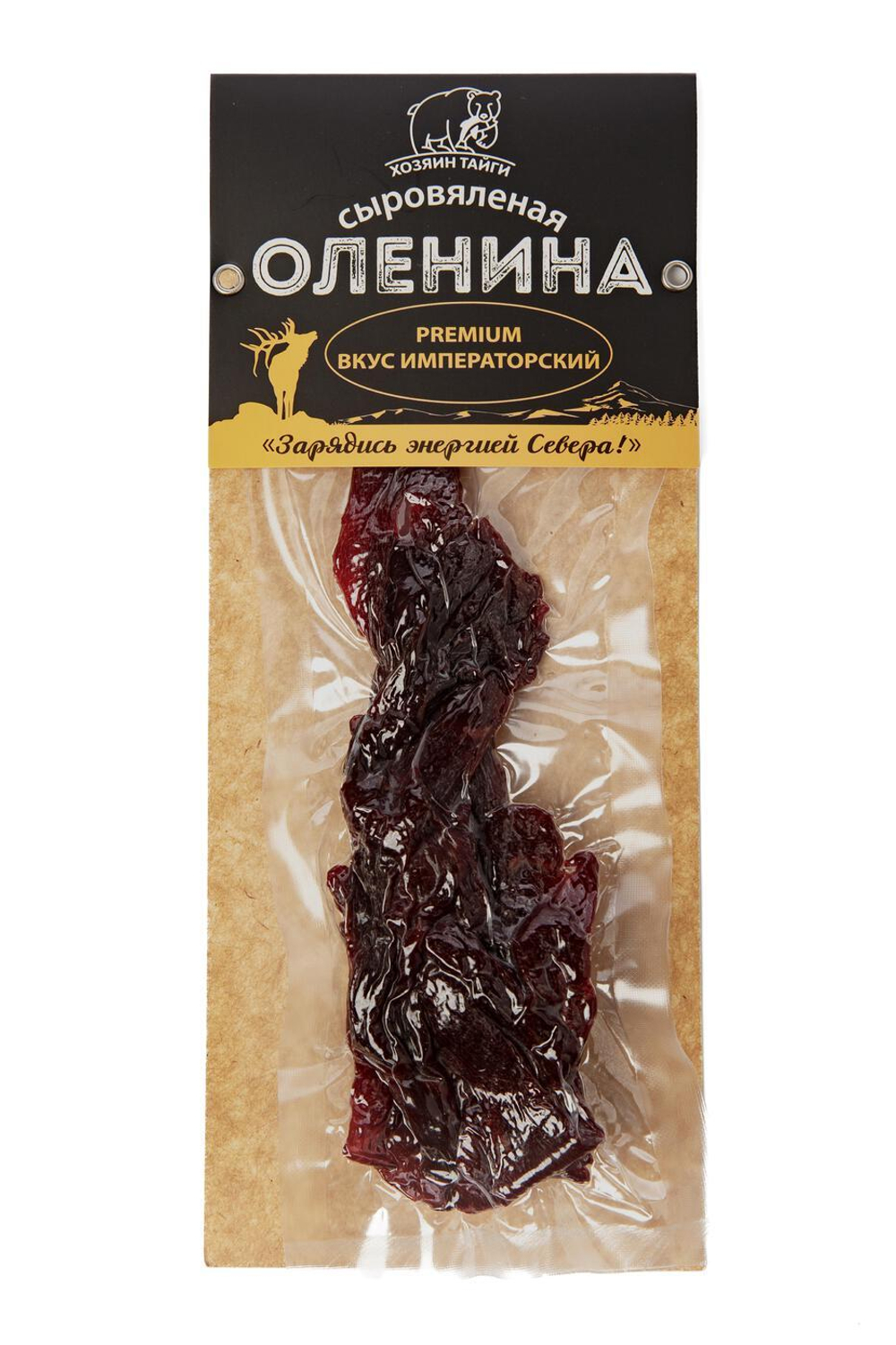 Оленина сыровяленая Premium  вкус Императорский 70 гр.
