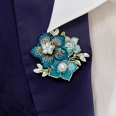 Брошь Shadore Букет XZ1442.20 G/S