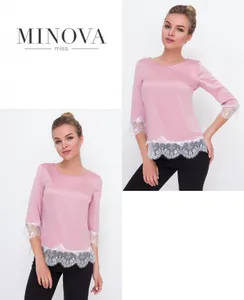 Блуза 1056-пудра Minova