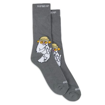Носки Ripndip Nermal S Thompson Socks Charcoal