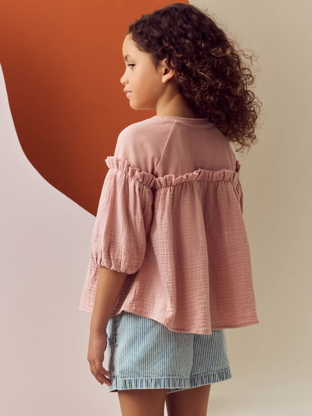 Блуза для девочки Next E45-358, Розовый