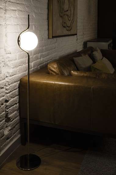 Торшер Le Vita золотой