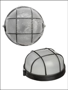 Светильник НПБ 1302 черный/круг с реш. 60Вт IP54 TDM