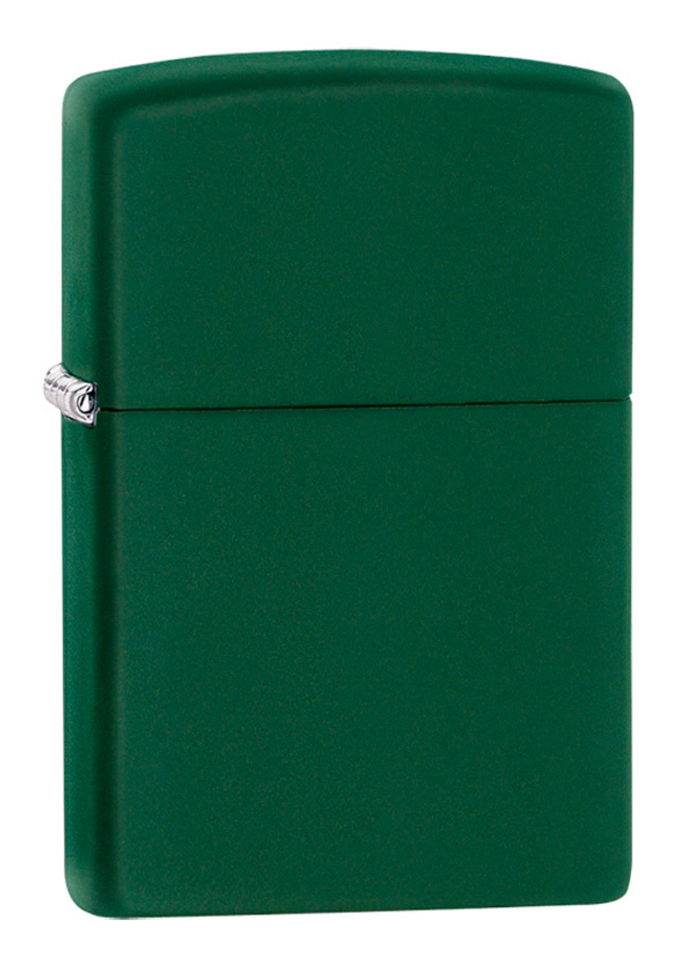 Зажигалка Zippo Classic с покрытием Green Matte, латунь/сталь, зелёная, матовая, 36x12x56 мм