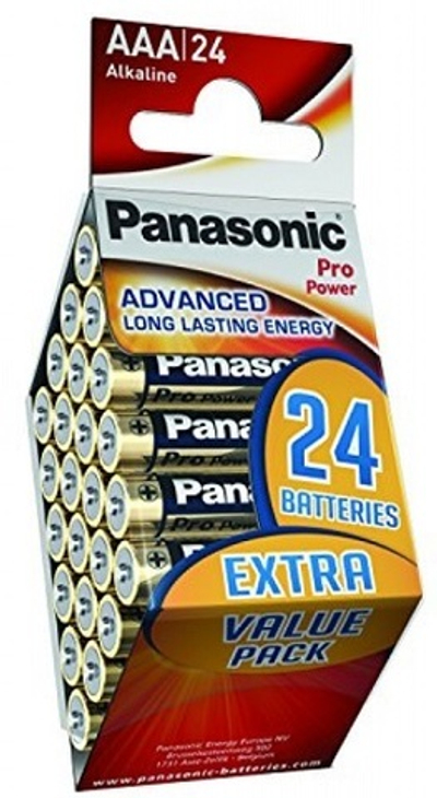Батарейки Panasonic Pro Power AAA щелочные 24 шт