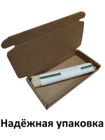 Свечи восковые белые 10шт 18,5см.