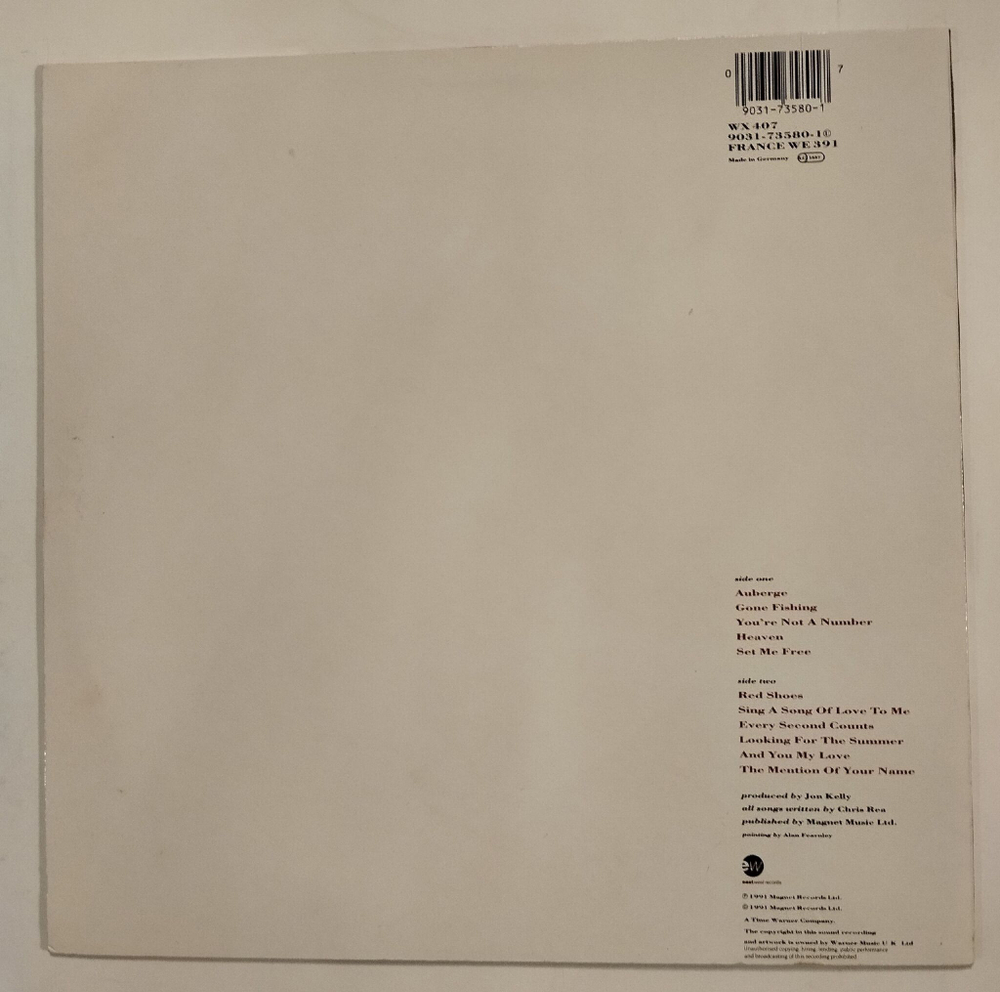 Винтажная виниловая пластинка LP Chris Rea Auberge (Germany 1991)