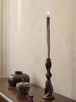 Подсвечник Ferm Living Gale Candle Holder, Medium - Blackened Aluminium