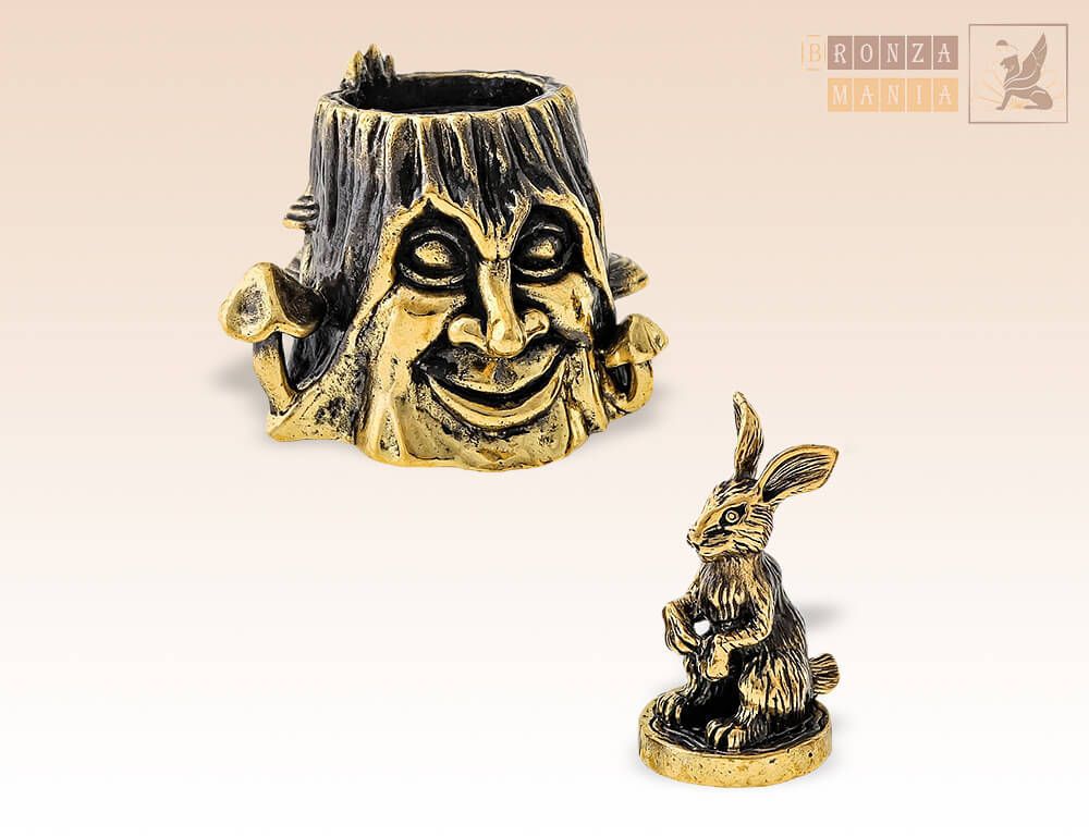 наперсток Пень Зайчик с магнитом