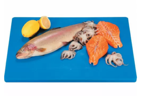 Доска разделочная 40*30*1,8 см синяя, пластик, P.L. Proff Cuisine