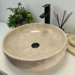 Раковина из мрамора Donut Cream DM-62513 45*45*13 0119