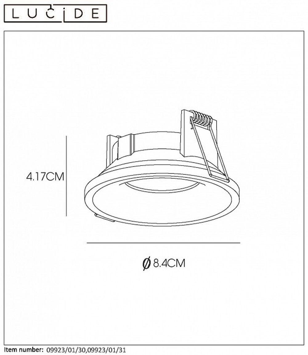 Встраиваемый светильник Lucide Ziva 09923/01/30
