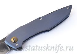 Нож Caleb White Guillotine Full Custom Hamon Prototypeфотография - 3