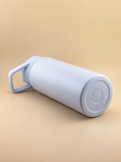 Термос-Бутылка спортивная 600 мл. Kamille KM 2178 из нержавеющей стали с замком и петлёй