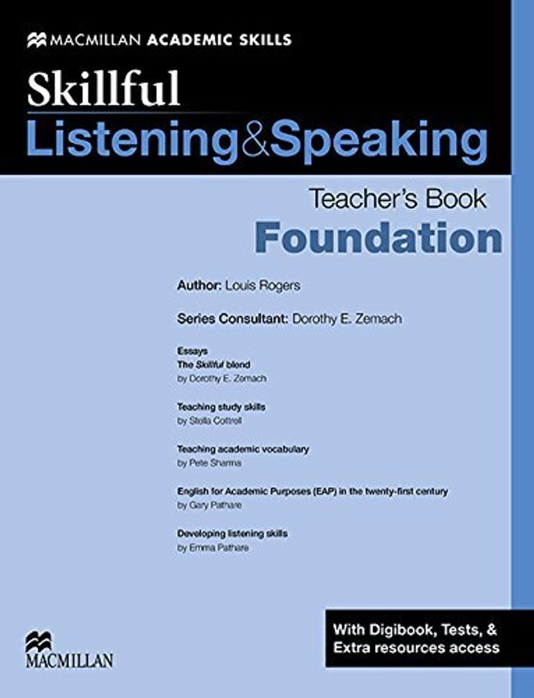 Skillful Foundation List&amp;Speak книга для учителя (TB +Digibook +CD)
