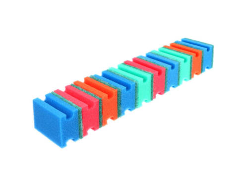 Набор губок для мытья посуды Профи эконом 10 шт 80*60*38мм