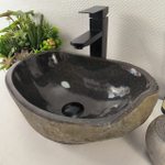 Раковина из речного камня RS-65448 41*29*15 0855