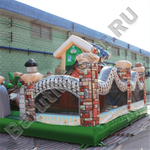 Коммерческий надувной батут "Терем" 6*6*4 м