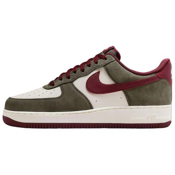 Nike Air FORCE 1 Кроссовки для скейтбординга Низкие Кроссовки Коричневый/белый Унисекс