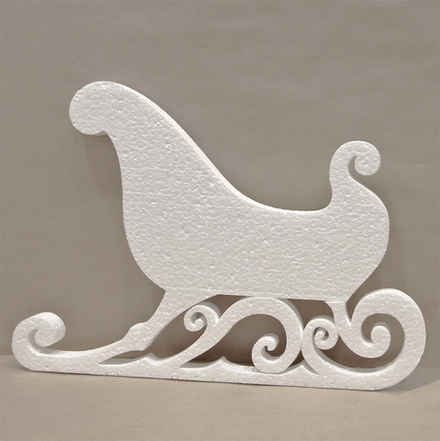 9 Новогодние сани плоские