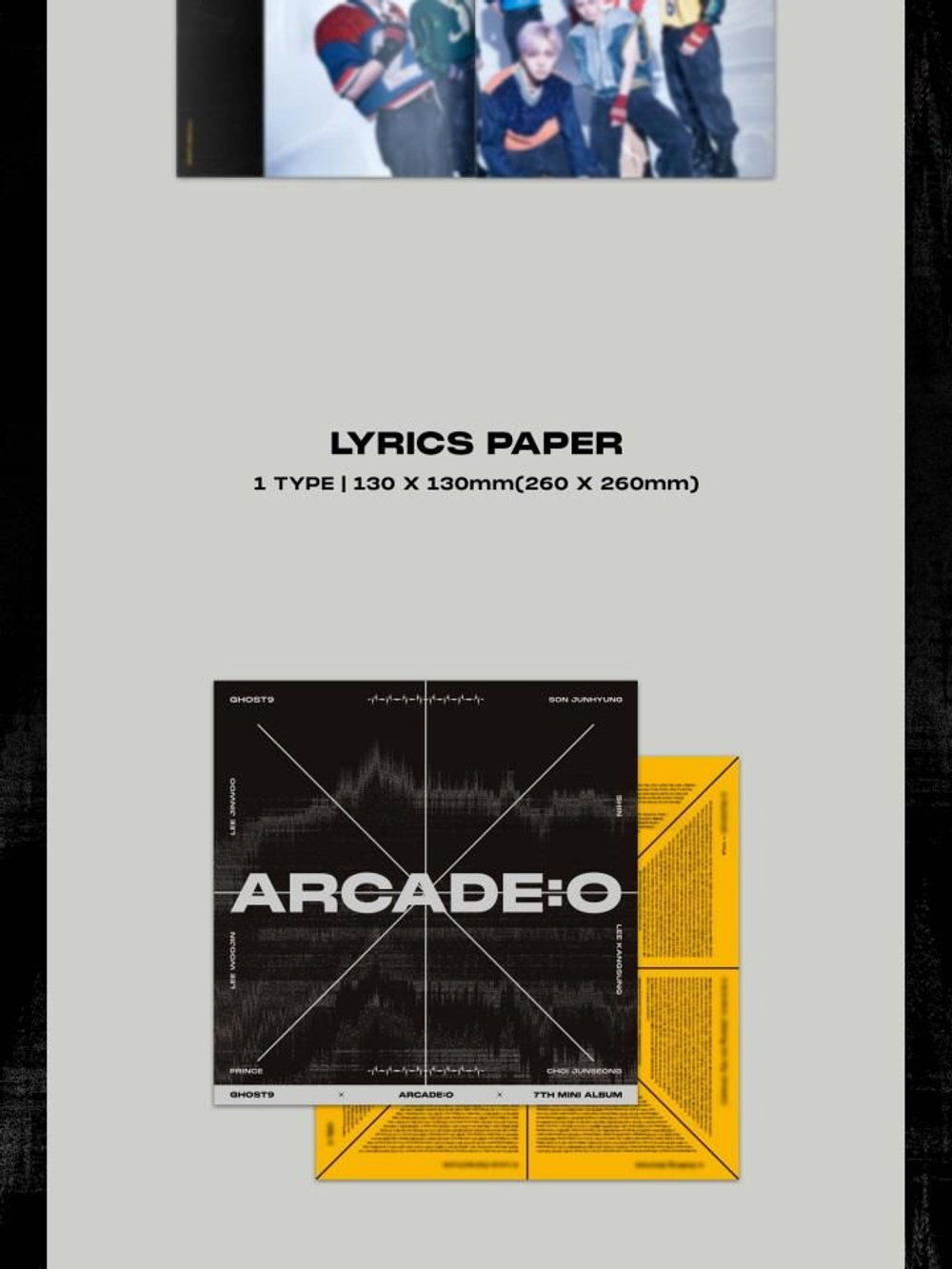 Альбом GHOST9 - ARCADE : O 7th Mini Album 2 Version SET