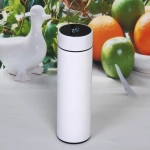 Термос 500мл «Стиль» с датчиком температуры и ситом, белый