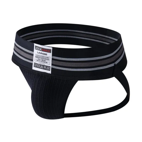 Мужские трусы джоки черные JOCKMAIL JM4021-2