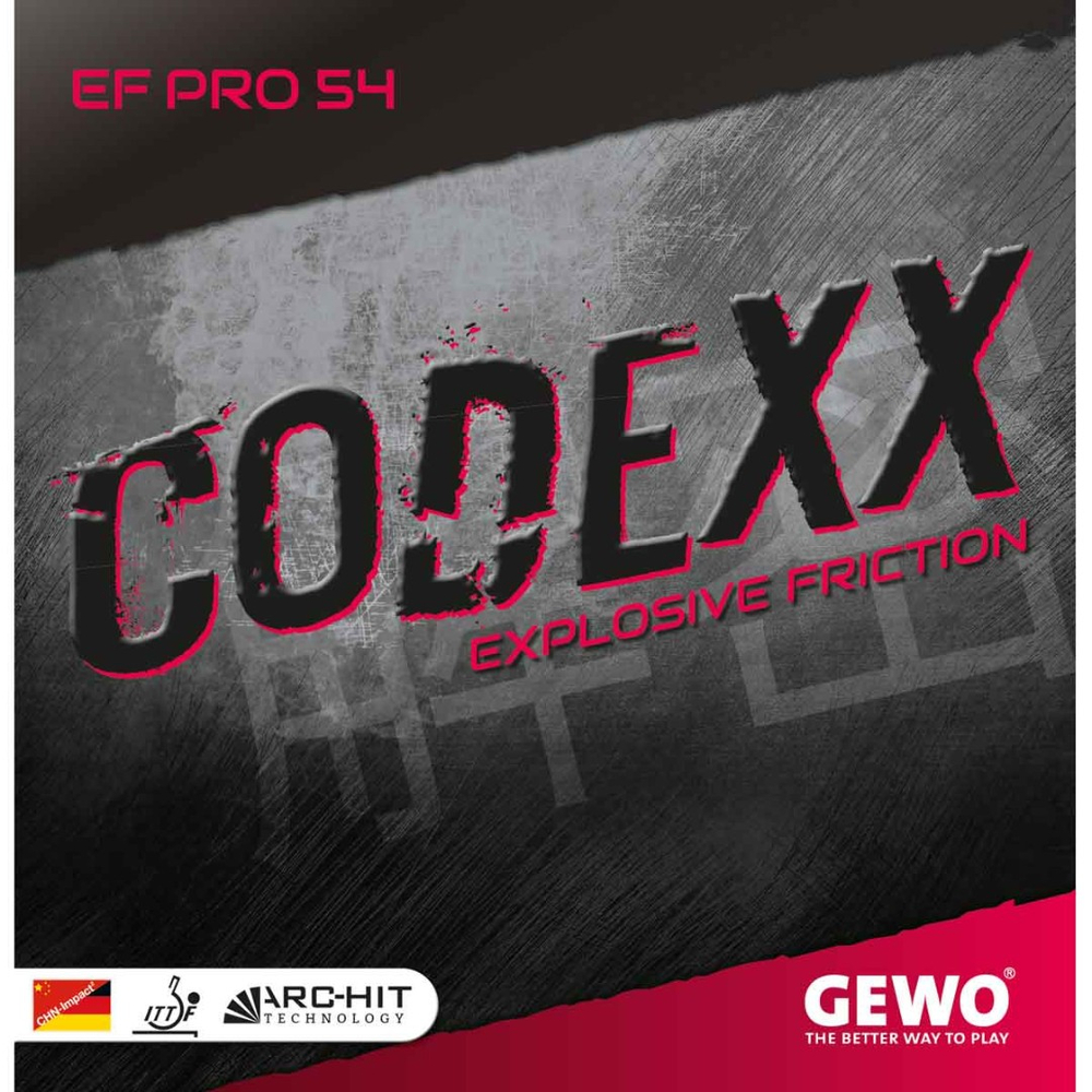 Накладка для настольного тенниса GEWO Codexx EF Pro 54