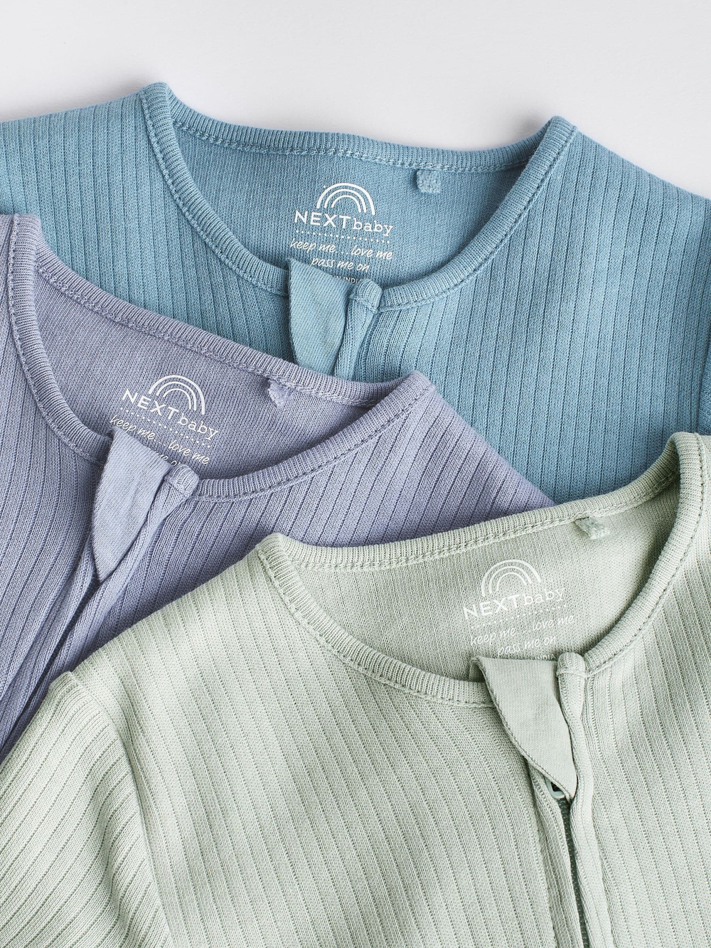 Комбинезон / Cлип для малышей Next 816-625, 3 шт., Синий, Оливковый