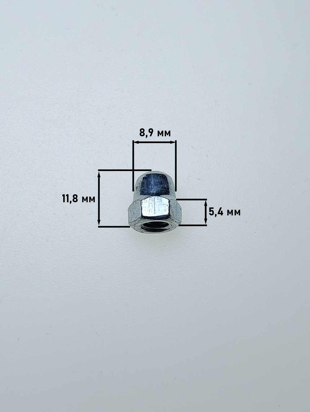 М6 ОЦ.Гайка колпачковая DIN1587 (500 шт.)