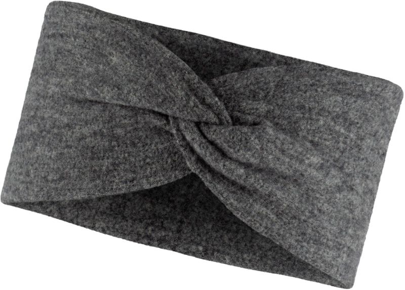 Шерстяная повязка на голову Buff Merino Fleece Headband Grey Фото 1