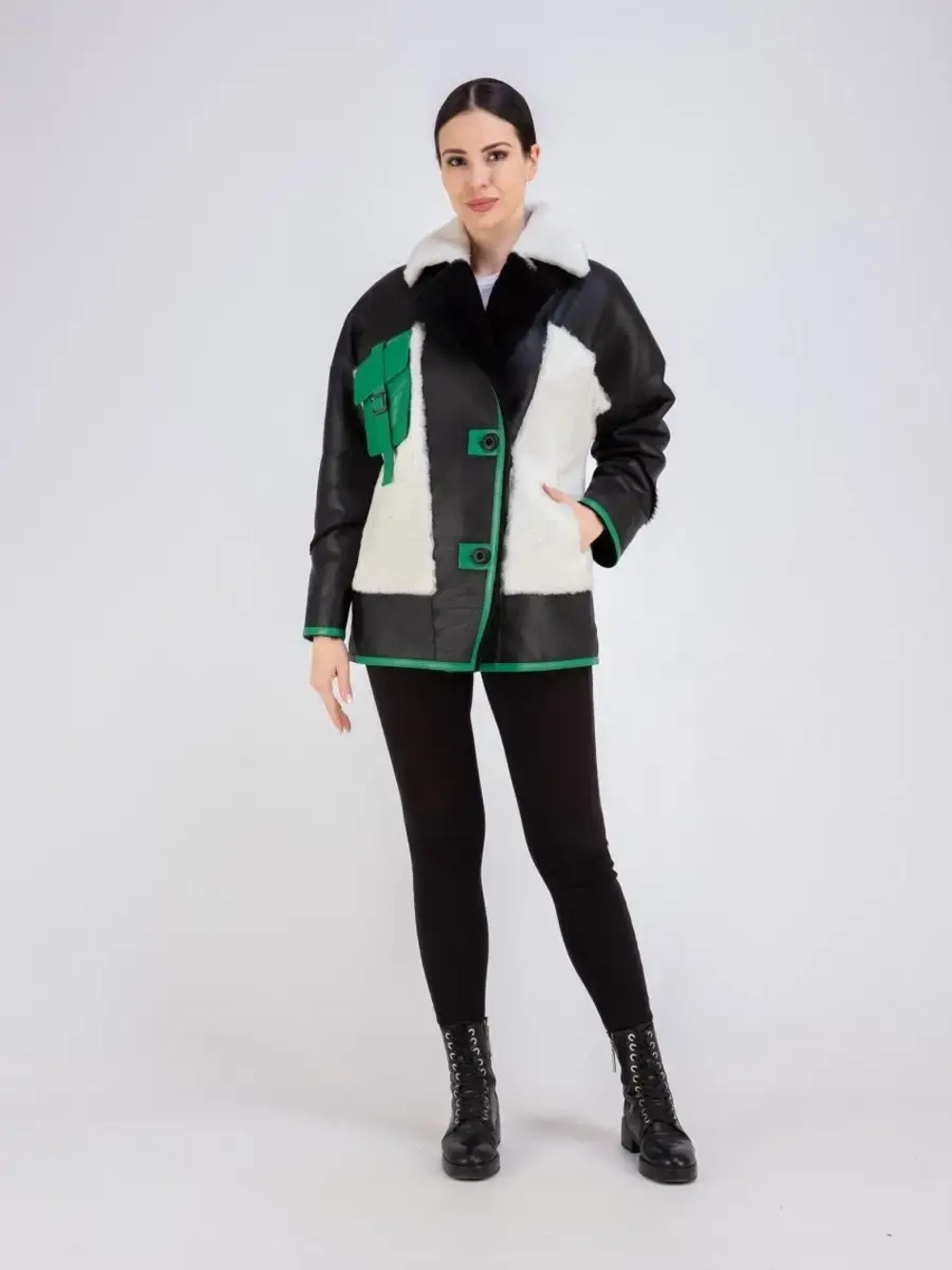 Дубленка женская натуральная оверсайз Турциz