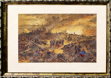 Симпсон Уильям. Крымская война. После боя. Литография. 1855.