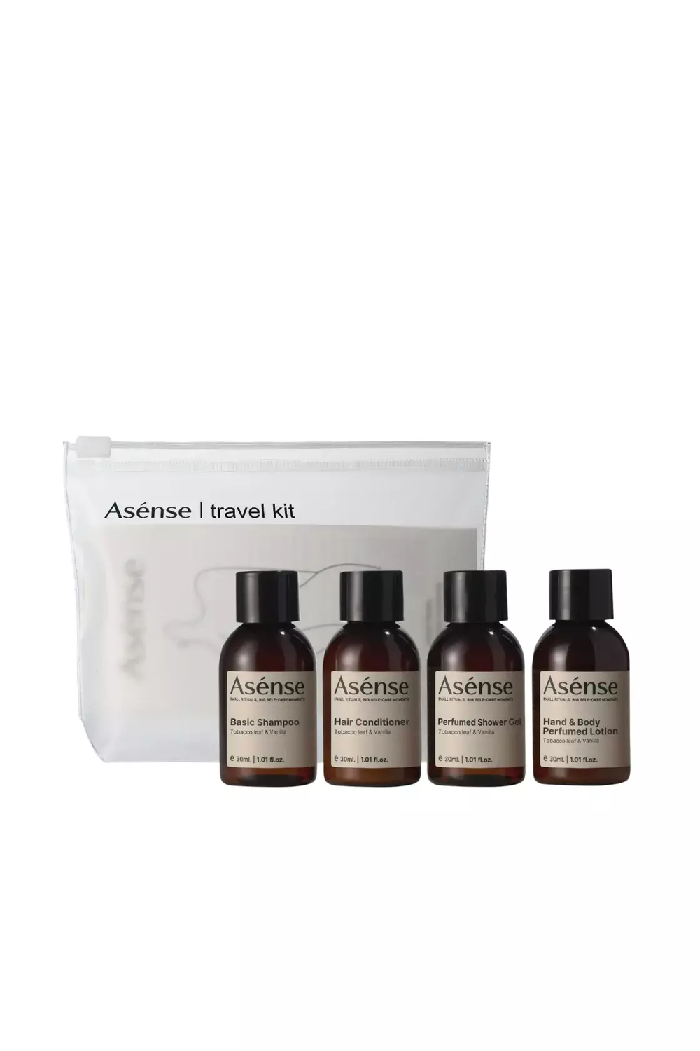 Asense Косметичка с миниатюрами ТАБАК/ВАНИЛЬ.