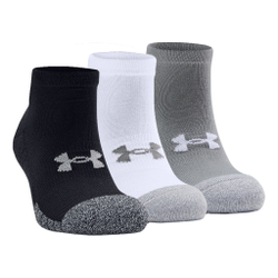 Носки теннисные Under Armour Heatgear Low Cut Sports Socks 3 Pack - Grey, White