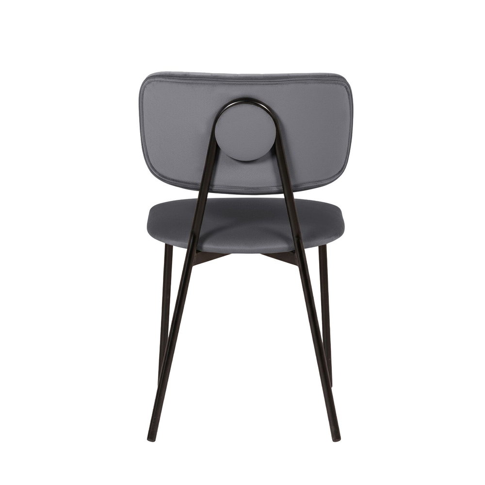 Стул Frost, бархат серый 27