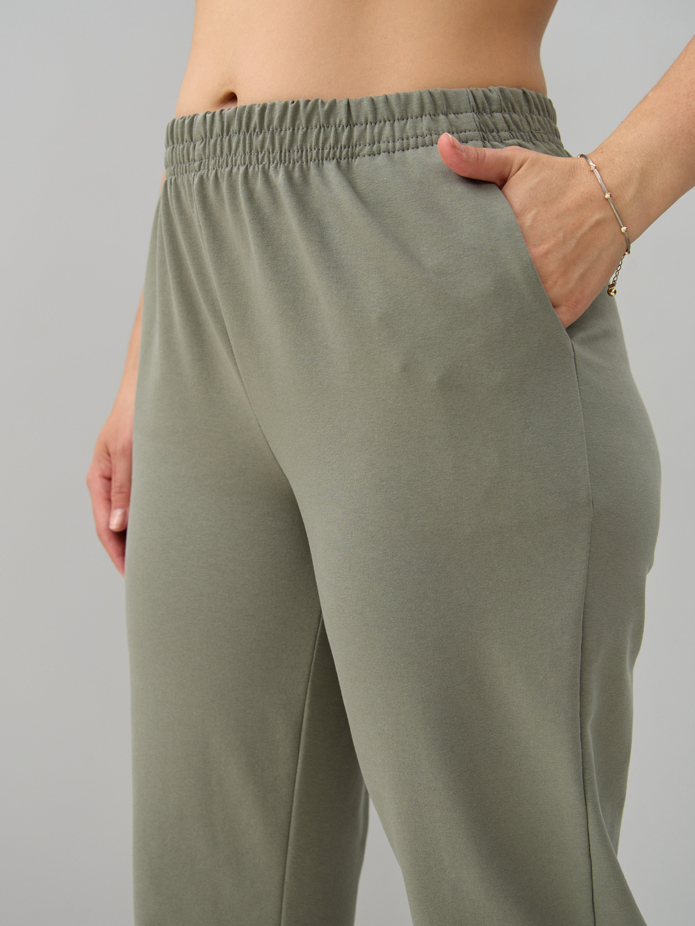 Костюм с брюками КБ-184/фисташка-мифическиецветы