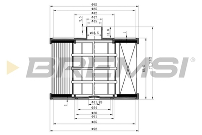 BREMSI - FE0041-BMS - Fuel Filter