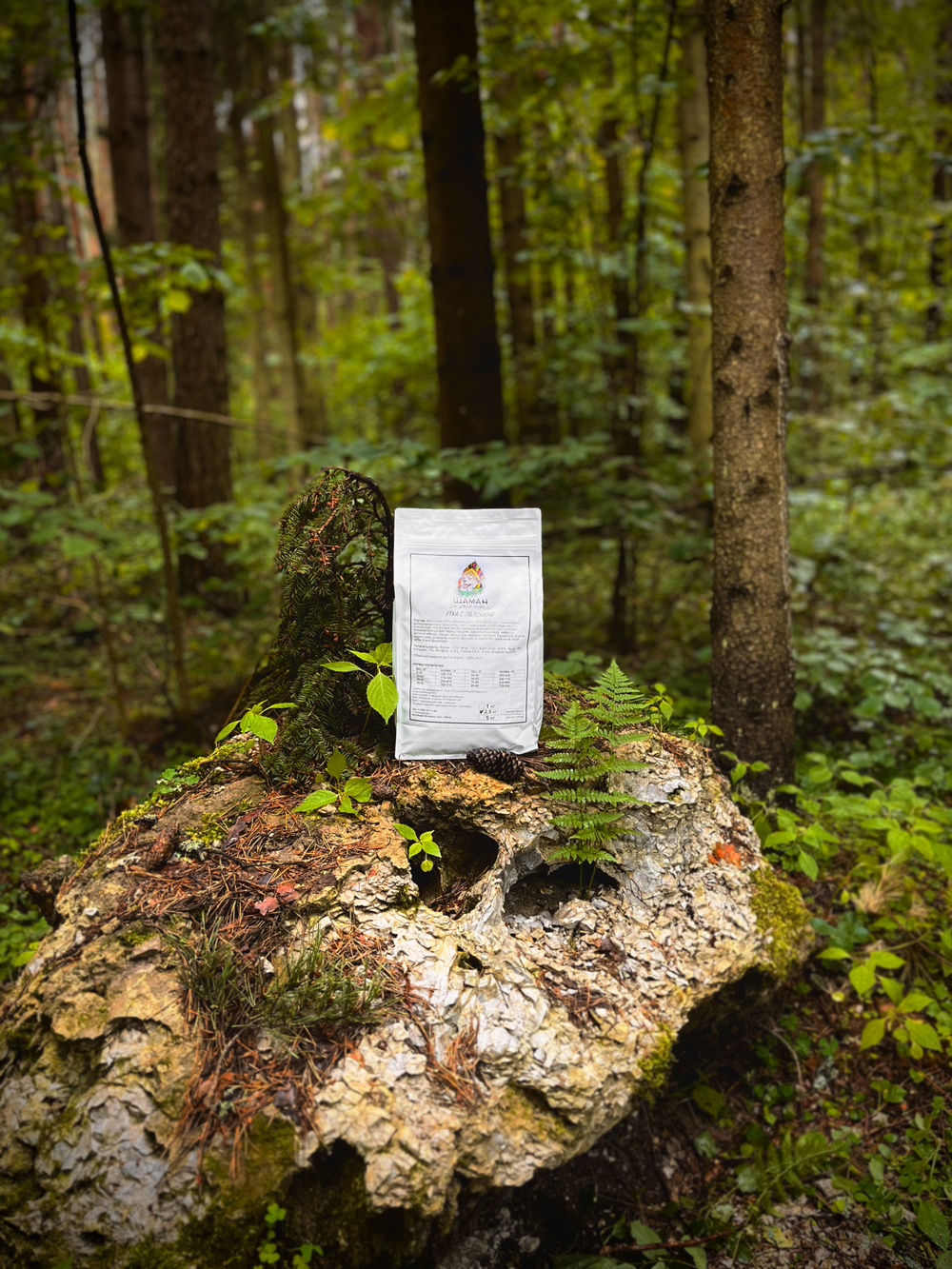 Сухой корм SHAMAN "Дух дикой природы" Утка с яблоками 2.5 кг; крупная гранула; для взрослых собак; Класс Холистик