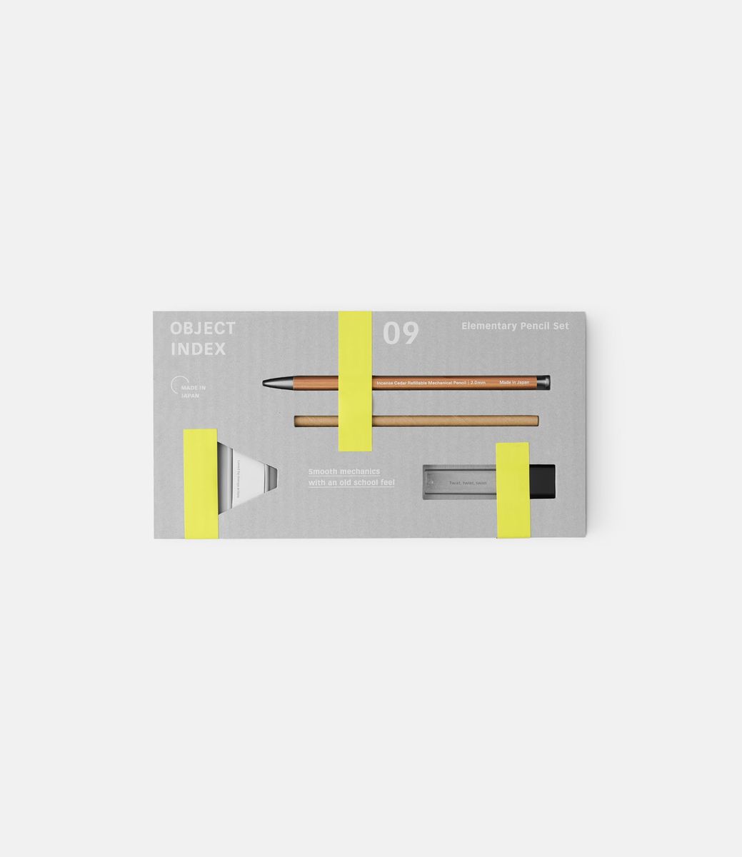 Object Index Elementary Pencil Set Natural — механический карандаш в наборе