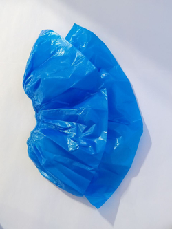 Бахилы п/э 10г, с 2-ой резинкой и 2-ой подошвой