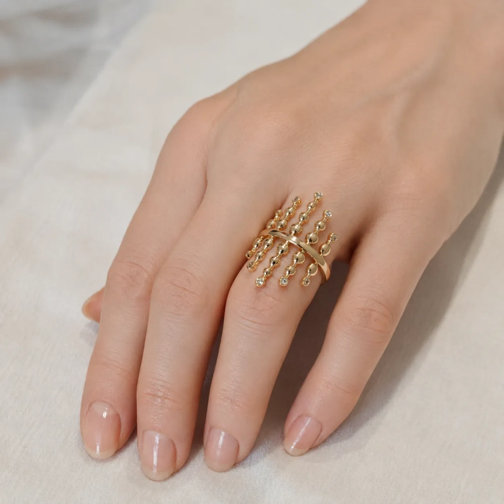 Кольцо Xuping «Корона люкс» Gold