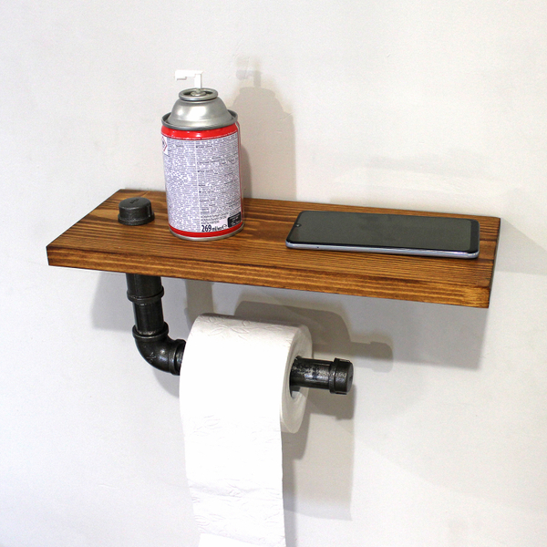 Держатель для туалетной бумаги в Индустриальном стиле, Лофт стиле