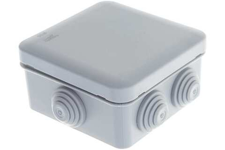 Коробка разветвительная IP55 серая 70х70х40