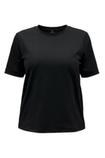 Футболка Нинель черная для парикмахера