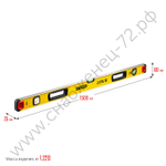 STAYER PRO STABIL, 1500 400 мм, усиленный профиль, магнитный уровень с поворотным глазком, Professional (3480-150)