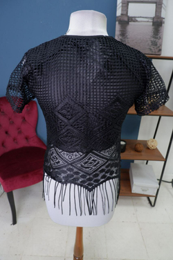 Топ с бахромой 44 размер