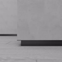 Профиль PLINTUS-FANTOM-H20-2000 BLACK (Arlight, Алюминий) 043618